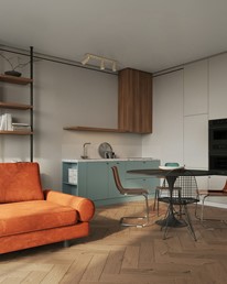 Lampa Sufitowa MATI K-5822 Beż/Złoty