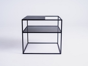 Stół Kawowy Matrix Metal 50x50 Czarny