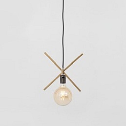 Lampa Wisząca Xlamp 25x25 Złoty