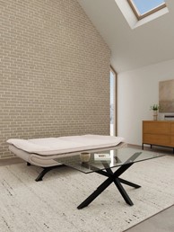 Sofa Rozkładana FAITH Beżowy