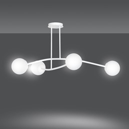 Lampa Sufitowa HALLDOR 4 Biały