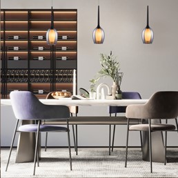 Lampa Wisząca ASTI 1 Clear Czarny