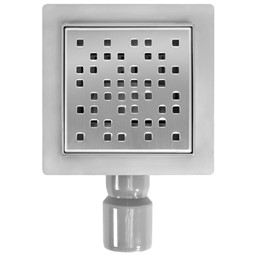 Odpływ DOTS 120X120 Stal Szczotkowana
