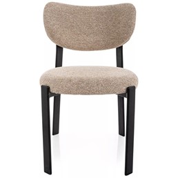 Krzesło RIN Beż/Czarny Mat
