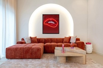 Zestaw Stolików Kawowych FICTUS Beżowy