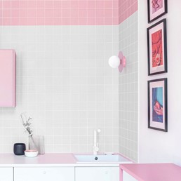 Lampa Sufitowa ROBIN K-5442 Biały/Różowy