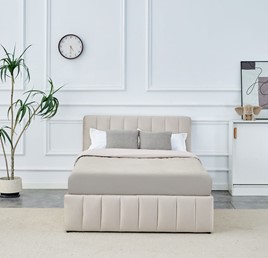 Łóżko Tapicerowane LT3-FX 120x200 Beżowy