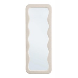 Lustro Ścienne BOUCLE 60x160 cm Biały