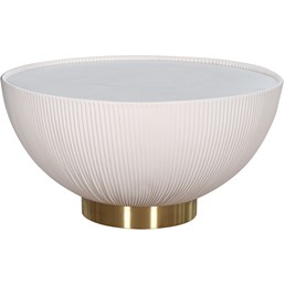 Stolik MODIG M68 fi70 Biały/Złoty