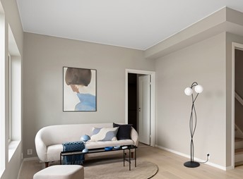 Lampa Podłogowa NELA K-5353 Czarny/Biały