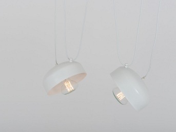 Lampa wisząca POPO FLAT 2 – biały