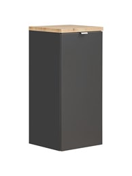 Szafka z koszem na pranie Capri Cosmos 811 Dąb Złoty Craft / Czarny