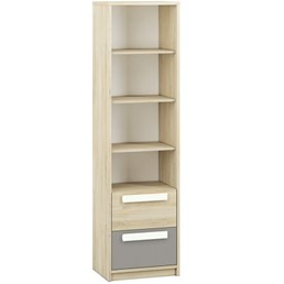 Regał DROP 05 Buk Fjord/Szara Platyna