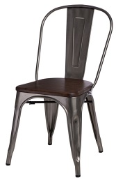 Krzesło PARIS WOOD Sosna/Orzech