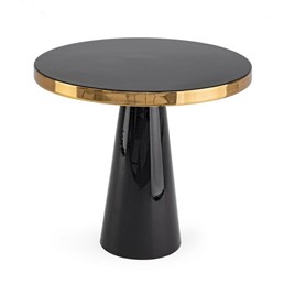 Stolik Kawowy NANDIKA Fi51cm Czarny