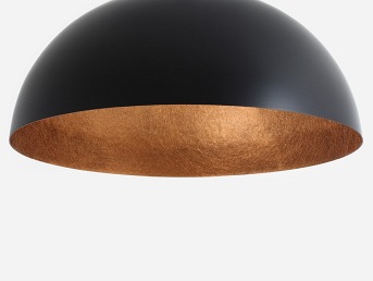 Lampa wisząca LORD 90 – miedziano-czarny