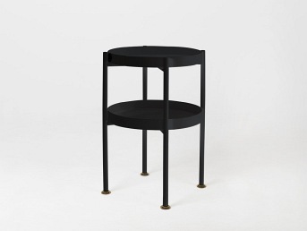 Stolik Hanna Metal 2-F 40x60 Czarny