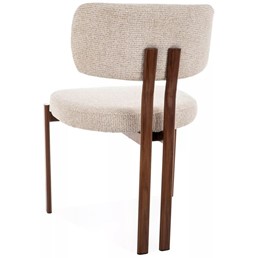 Krzesło MISAKI D Jasny Beż/Orzech