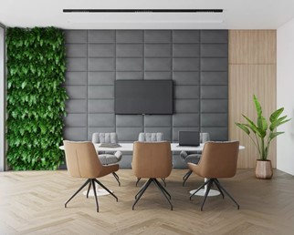 Panel Tapicerowany Ścienny TRINITY 60x30 Szary