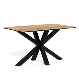 Stół HEAVEN 135x80 Dąb Naturalny/Czarny