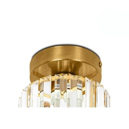 Lampa Sufitowa Plafon REY Złoty