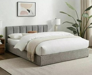 Łóżko MONTREAL Raven 160x200cm Szary