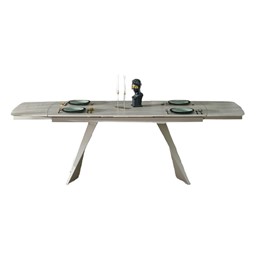 Stół Rozkładany ARMANI (165-241)x90 Trawertyn/Kaszmir