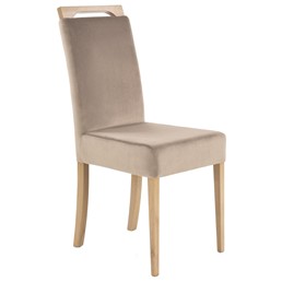 Krzesło CLARION Dąb Miodowy/Monolith 09