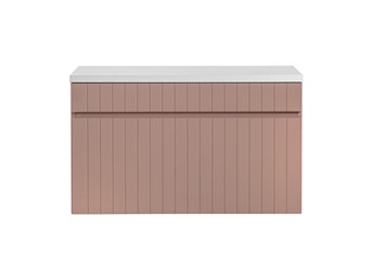 Zestaw Szafka pod Umywalkę z Blatem ICR B 80cm Różowy/Biały