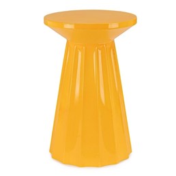 Stolik Kawowy HEDYM Fi30cm Żółty