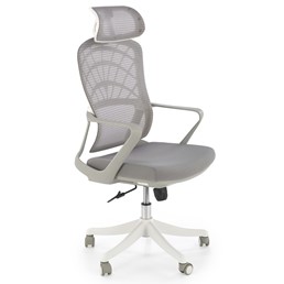 Fotel Gabinetowy VESUVIO 2 Popiel/Biały