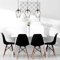 Lampa Wisząca LALINA 1L Czarny