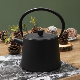 Imbryk Żeliwny 900ml Czarny