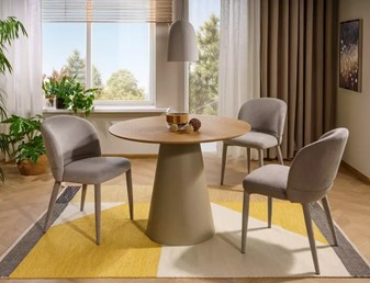 Stół ANGEL fi100 Dąb/Kaszmir