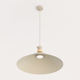 Lampa Wisząca OLIVO 1L Beżowy