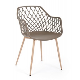 Krzesło OPTIK Brązowy