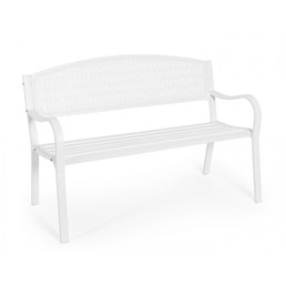 Ławka Ogrodowa LIZETTE Biały