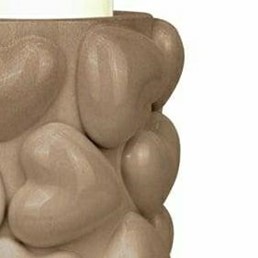 Świecznik ANNE HEARTS S Złoty