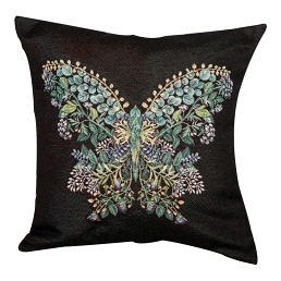 Poduszka Zielony Motyl 45x45