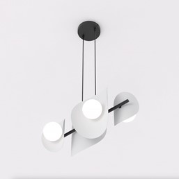 Lampa Wisząca ELEMENTI 4 Szary