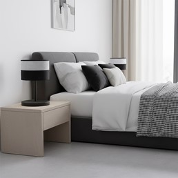 Lampa Biurkowa KARBON LN1 Czarny/Szary