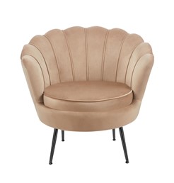 Fotel Velvet LC-032-1 Cappuccino/Czarny