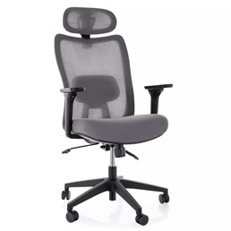 Fotel Obrotowy Q-724H Szary