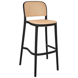 Krzesło Barowe WICKY Czarny