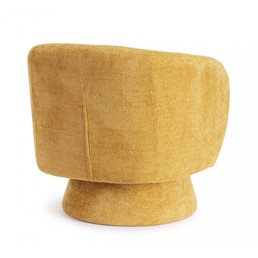 Fotel Obrotowy JULIENNE Żółty