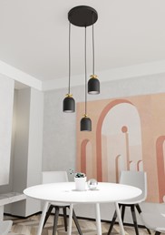 Lampa Wisząca TARGET PREMIUM 3 Czarny