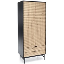 Szafa MURANO S1 Czarny/Dąb Artisan