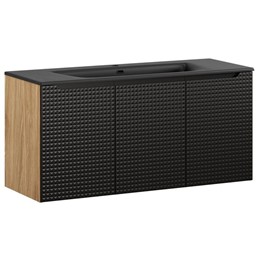 Zestaw Meblowy SKY 120cm Czarny Mat/Dąb Olejowany