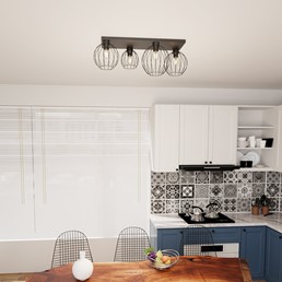 Lampa Sufitowa NEST 4 Czarny