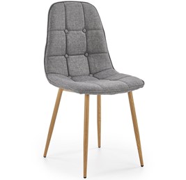Krzesło K316 Dąb Miodowy/Popielaty